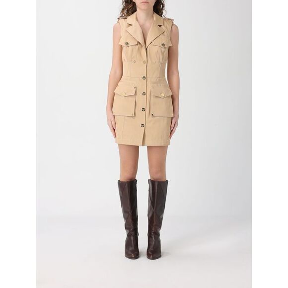 Elisabetta Franchi Dress Woman Beige